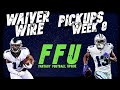 Week 8 Fantasy Football Waiver Wire Pickups || 2021 || The Fantasy Football Upside Podcast