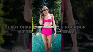 6 FREE Swimsuit Sewing Patterns from Mood Sewciety! ☀️👙