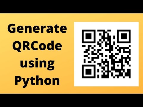 How to Generate QR Code with Python | Python Application Tutorial