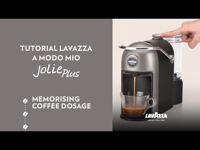 Lavazza A Modo Mio Jolie Plus - Tutorial memorising the coffee