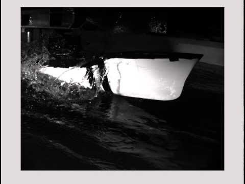 Experimental testing of a naval frigate in rogue waves