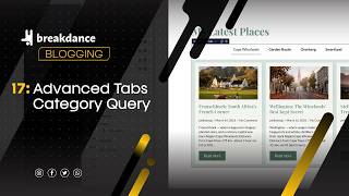 17. Display Posts by Category, Advanced Tabs element🔹Breakdance for WordPress Module 3 Profile