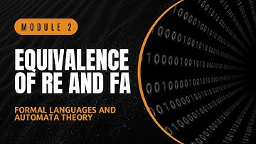 Equivalence of REs and DFA, Kleene