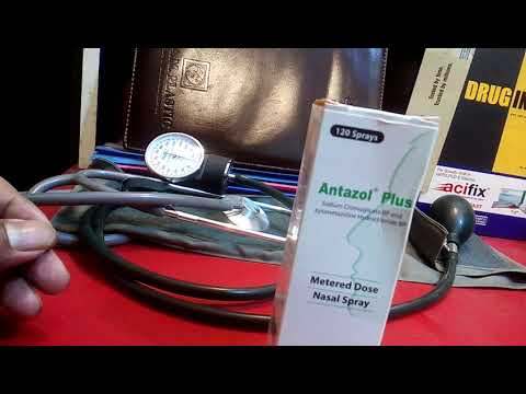 নাকের ড্রপ ও স্প্রে ব্যবহারের সঠিক নিয়ম - Antazol Nasal Drop- নাকের এলার্জি