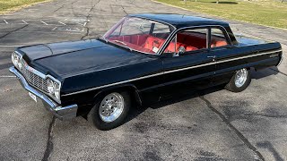 Test Drive Black 1964 Chevrolet Bel Air 454 Big Block SOLD $22,900 Maple Motors #2292