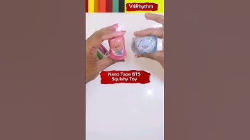 DIY Nano Tape Squishy BTS Toy#shorts#nanotape#satisfying#diy#crafts #tonniartandcraft