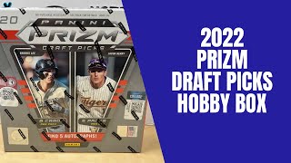 2022 Panini Prizm Draft Picks Baseball Hobby Box - 6 Autos!!!!