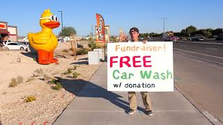 San Tan Valley Quick Quack Car Wash Fundraiser for Ami George