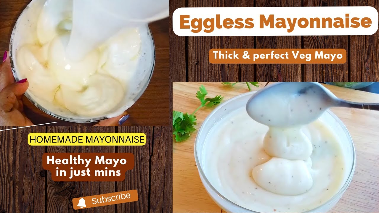 How to make Mayonnaise at Home Eggless Mayonnaise Best Creamy