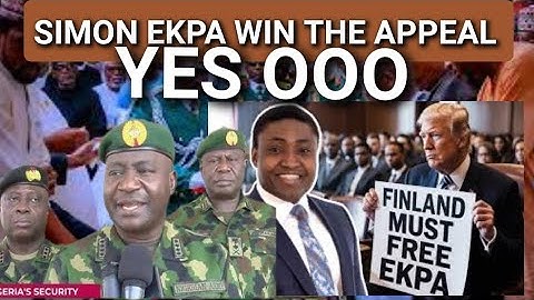 YES OOO, SIMON EKPA WIN THE APPEAL, BIGGEST UPDATE AS FINLAND IS PREPARED 2 SET HIM FREE