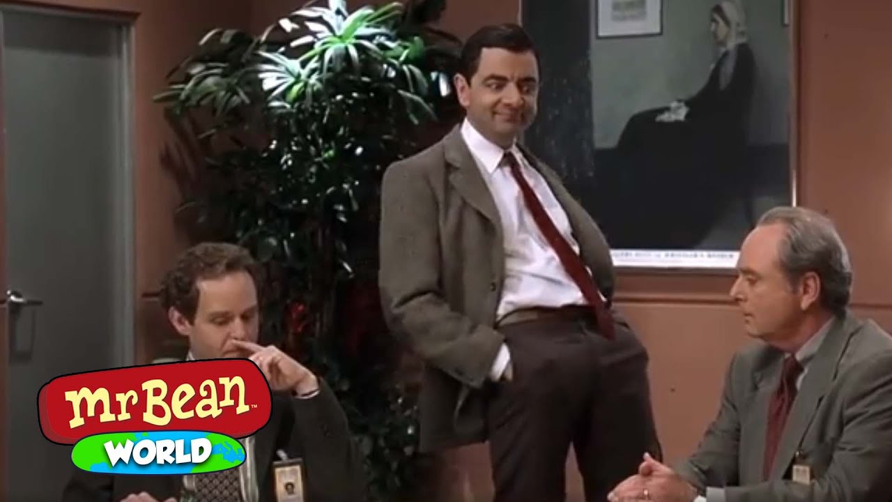 Play: Mr Bean Meets David's Colleagues: a short, silent-comedy Bean The Movie clip