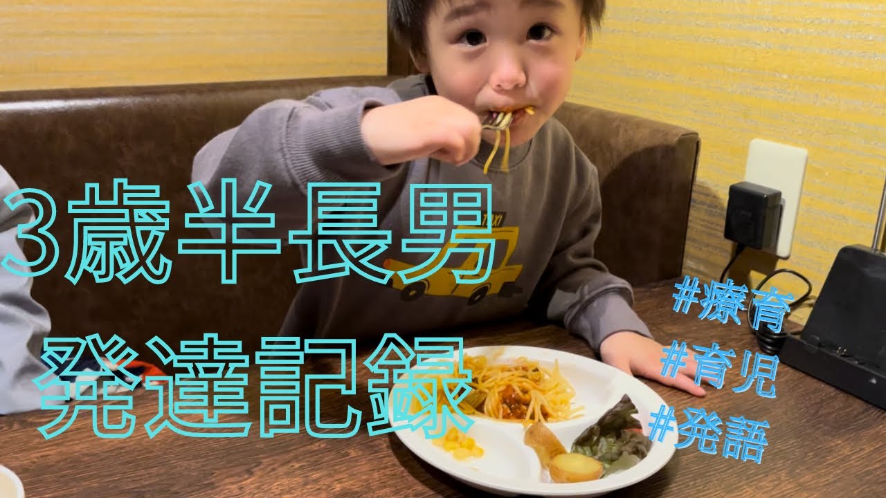 3歳半長男の発達記録！発語療育について