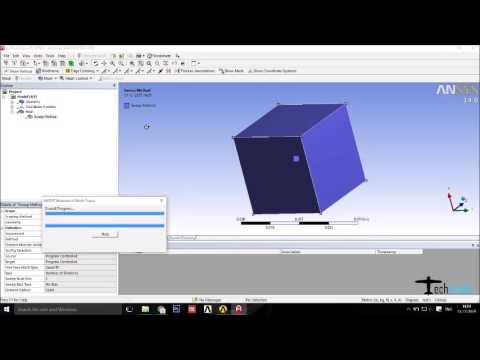 ANSYS MESHING (Method) -Basic Tutorial - YouTube