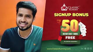 Rummy Free Game Download - Sign Up and Earn ₹50 Cash + bonus at Classic Rummy screenshot 2
