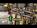 Oldschool analog cable tv setup  tour  update