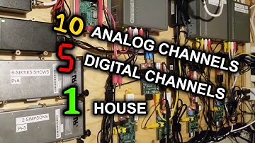 Old-school analog cable TV setup - Tour & Update