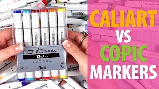Caliart vs Copic Markers 