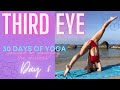 Day 6: Third Eye Chakra - 30 Day Beach Yoga Challenge Focused on the Chakras