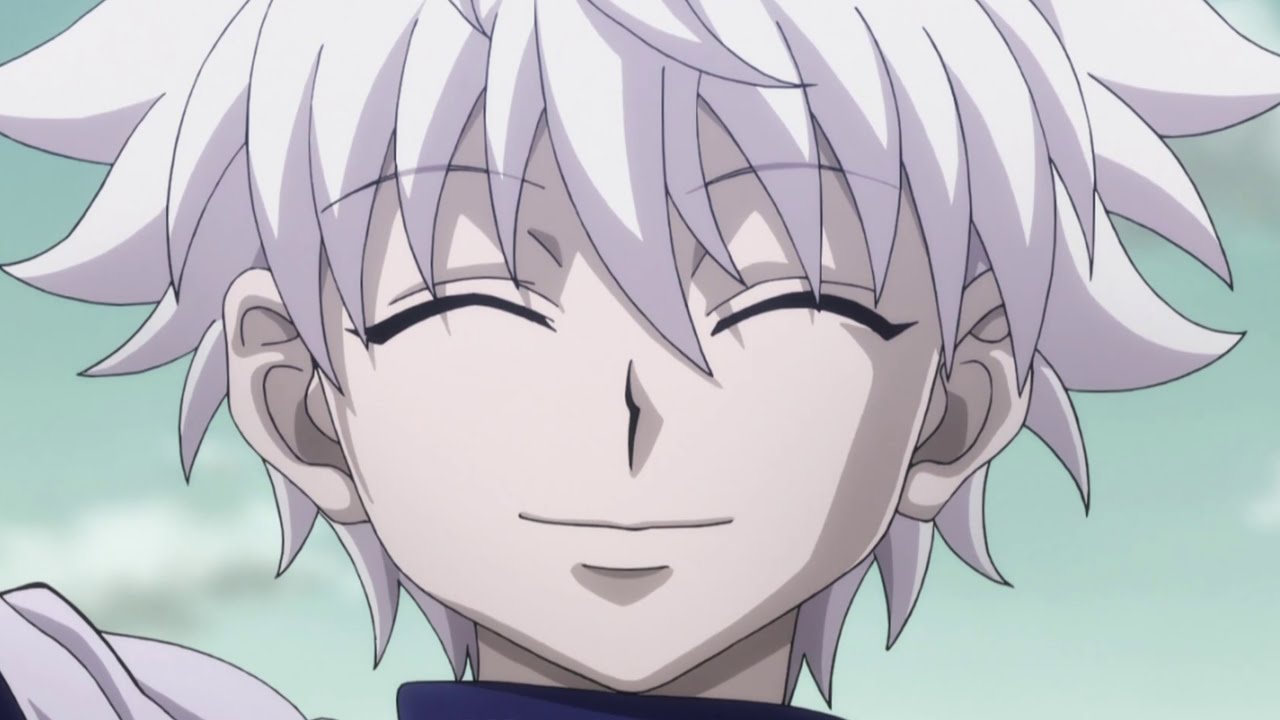 Killua hugging and patting Alluka (all scenes)