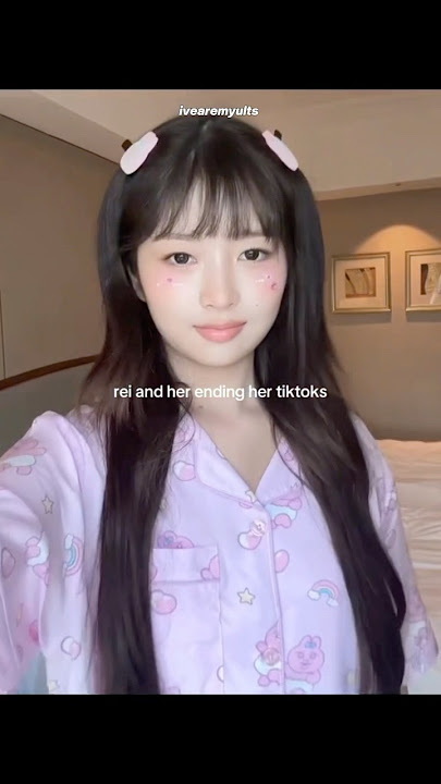 we love tiktoker rei #rei #ive #kpop #tiktok #trend #ending #filming #naoirei #ivearemyults