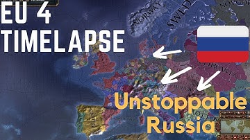 EU4 timelapse 1.34.5 no mods