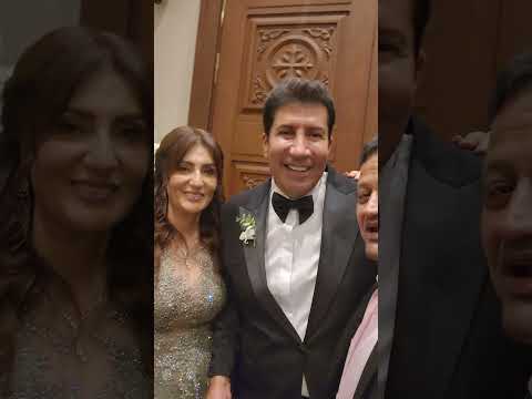 شاهد الفيديو سيد شعراوي احتفل النجم هاني رمزي وزفاف نجله المستشار شادي رمزي بحضورعلاء مرسى و الهام