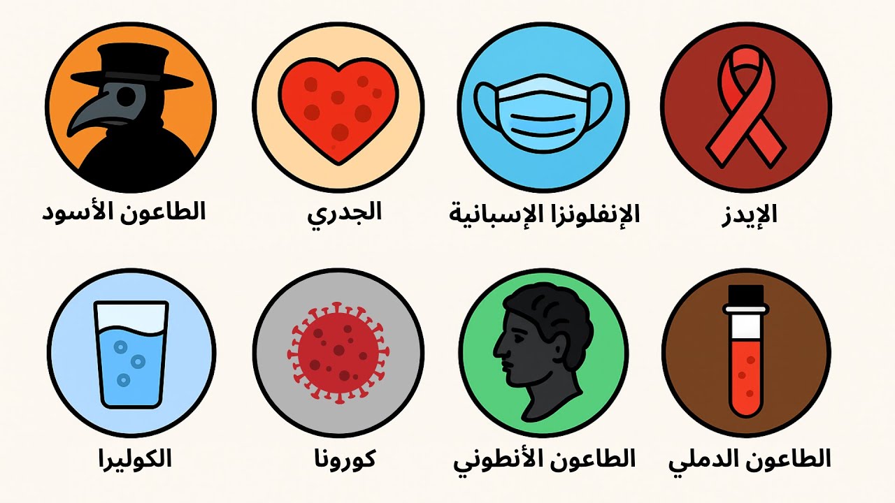 شرح كل الأوبئة التي هزّت البشرية في 10 دقائق