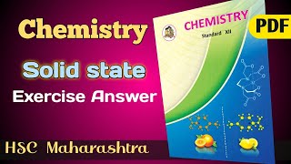 Solid state exercise solutions class 12