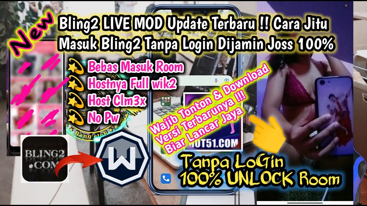 Bling2 Live Mod Update Terbaru Cara Jitu Masuk Bling2 Tanpa Login Dijamin Joss 100 Youtube