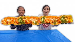 Bà Tân Vlog - Thử Thách Làm Cái Bánh Tráng Cuốn Khổng Lồ 10kg Sẽ NTN