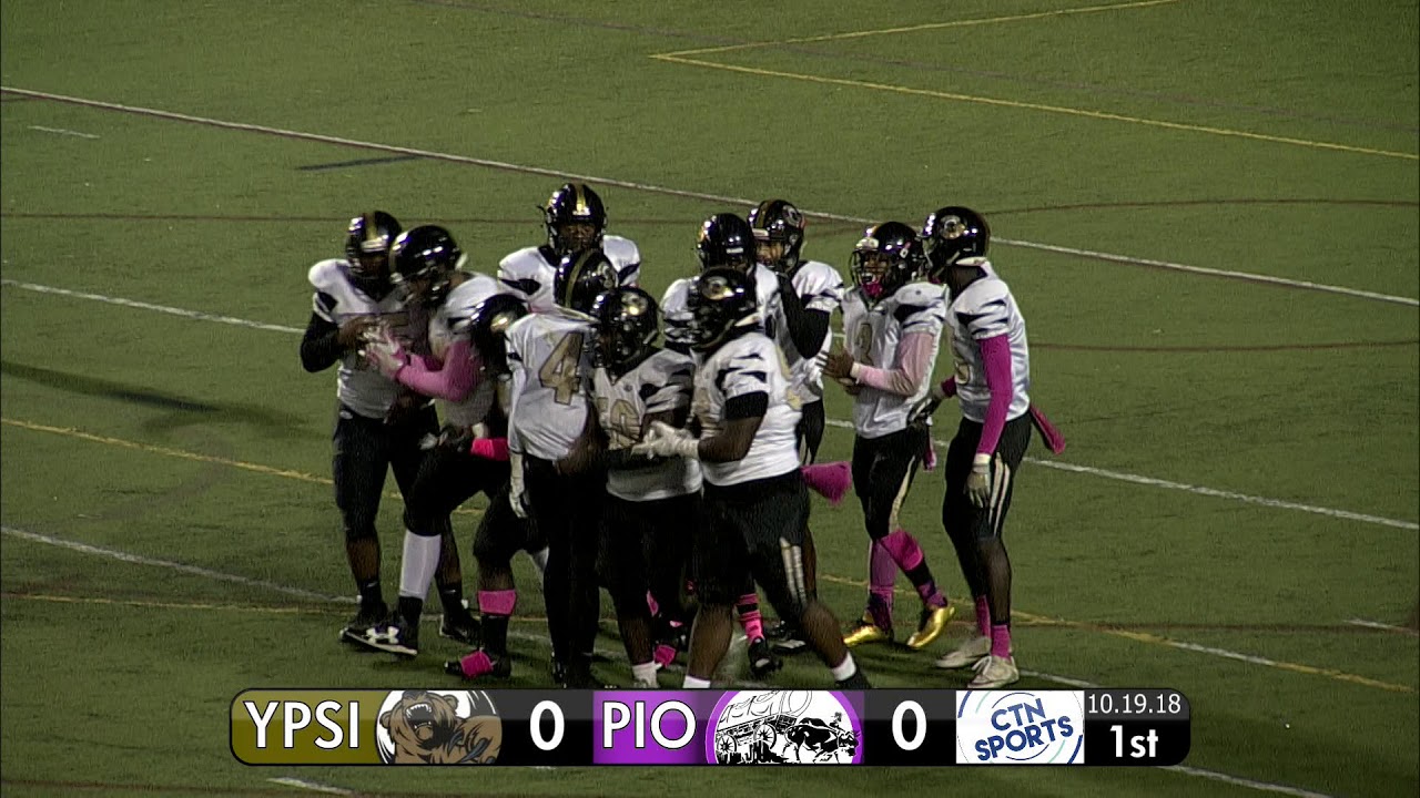 CTN SPORTS 2018 Ypsilanti Pioneer High School Football, October 19