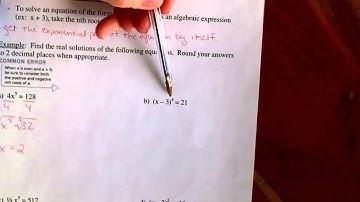 Solving Equations Using Nth Roots