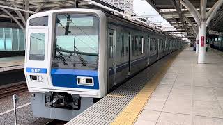 西武池袋線　西武6000系6115F 石神井公園駅発車