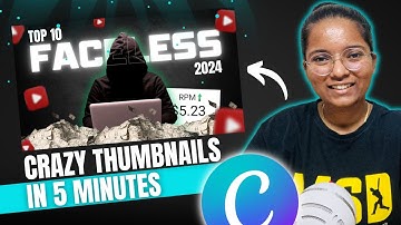 How To Make YouTube Thumbnails (EASY) | How to create a thumbnail for free in Canva