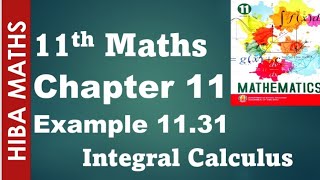 11th maths chapter 11 example 11.31 Integral Calculus tn syllabus hiba maths