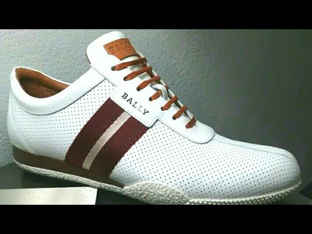 Perforated Leather, White Bottom Sneakers. Watch N - YouTube