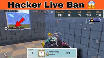 All Duo Players Target @hacker | Hacker Live Ban | Duo Conqueror Rank Push gameplay | BGMI