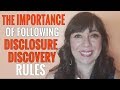 DISCLOSURE & DISCOVERY Rules For Child Custody