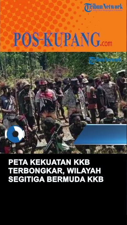 Peta Kekuatan KKB Terbongkar Kawasan Ini Ternyata Jadi Segitiga Hitam Kelompok Separatis