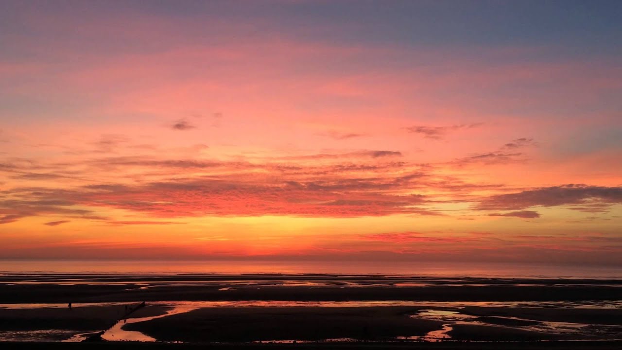 Sunset at Cleveleys on the Fylde Coast