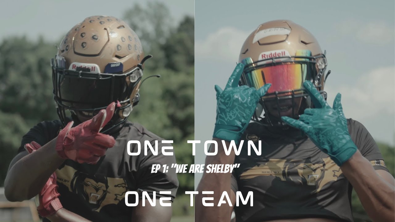 FOOTBALL IS BACK!! || One Town : One Team  EP:1 || "We are Shelby" Shelby High Golden Lion Football
