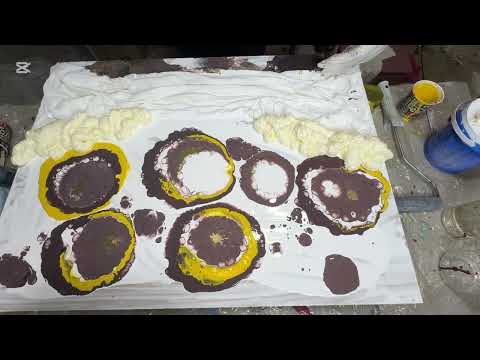 طابلو بالوان زوينة السكب الحر