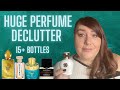 LAST HUGE DECLUTTER OF 2021 | 15+ BOTTLES ARE LEAVING MY COLLECTION | PERFUME COLLECTION 2021