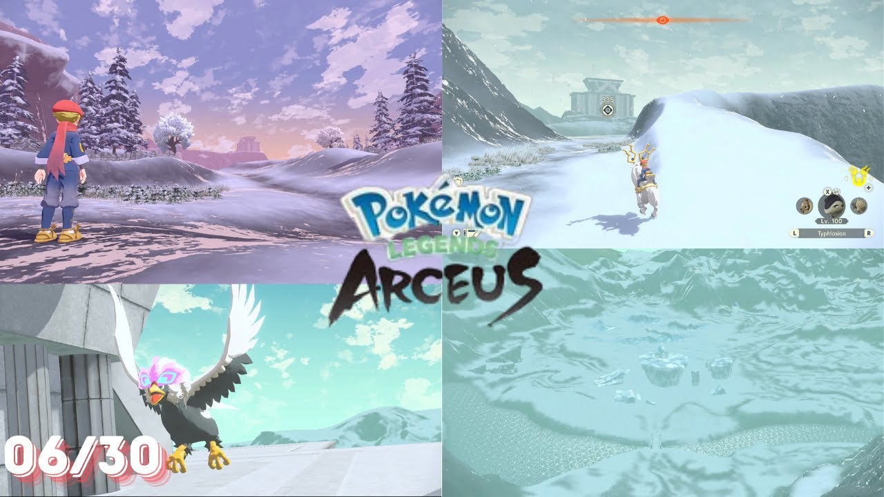Pokemon Legends Arceus Main Mission The Slumbering Lord of the Tundra ...