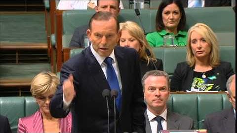 2015 03 04 Question Time - Prime Minister Tony Abbott on Domestic Violence in Australia