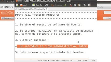 Como instalar paraview 3.10 en Ubuntu 11.10 32 bits