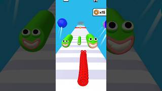 👺slither runner 3d ☠️part-1💤#shorts #slitherio #gaming