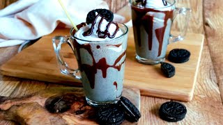 ميلك شايك أوريو في دقائق بأسهل طريقة زي الكافيهات واحسن/لذاذة  #ميلك_شايك_اوريو  milk_shake_oreo#