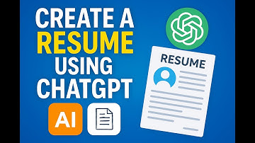 Create a Resume Using ChatGPT | Fast, Free & Professional (Step-by-Step Guide) #ChatGPT#ResumeWithAI