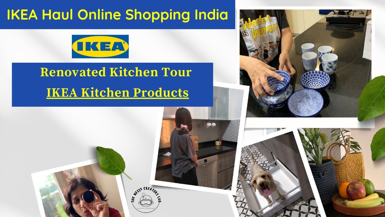 IKEA Haul Online Shopping India   Renovated Kitchen Tour Indian   IKEA  Kitchen Products with Price